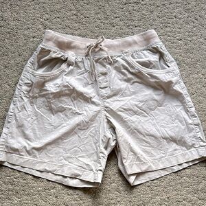 Basic Editions Drawstring Khaki Shorts